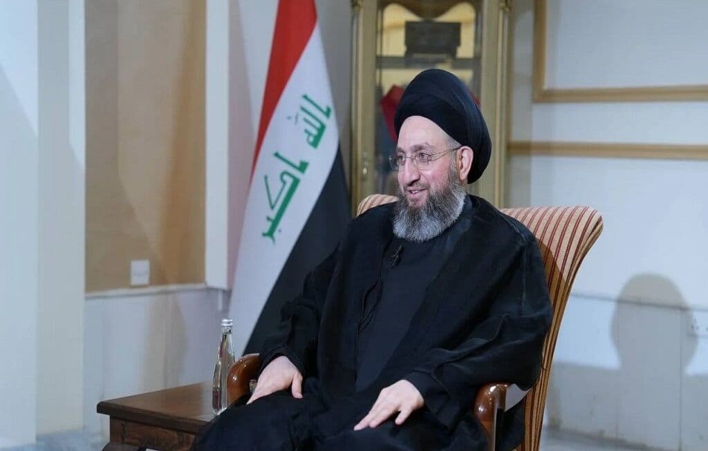 تصویر خبر: سید عمار حکیم: در کنار مردم ایران در برابر تحریم‌ها می‌ایستیم
