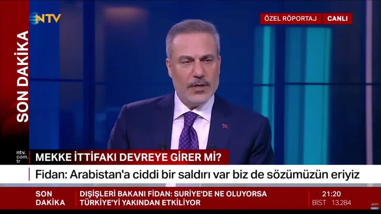 تصویر خبر: هاکان فیدان: ما قبول نمی‌کنیم که عربستان بخشی از درگیری بین ایران و آمریکا باشد